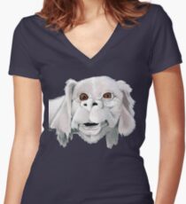 Falkor - Neverending Story - Costume Shirt Women's Fitted V-Neck T-Shirt