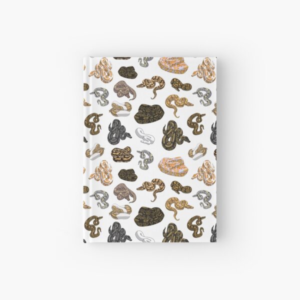 Ball Python Morph Snake Pattern Hardcover Journal