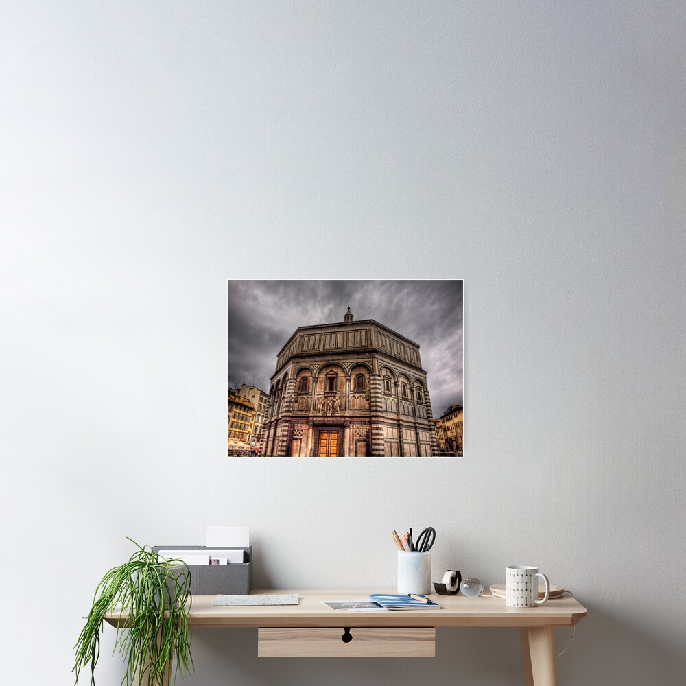 The Baptistery in Florence Cathedral Poster