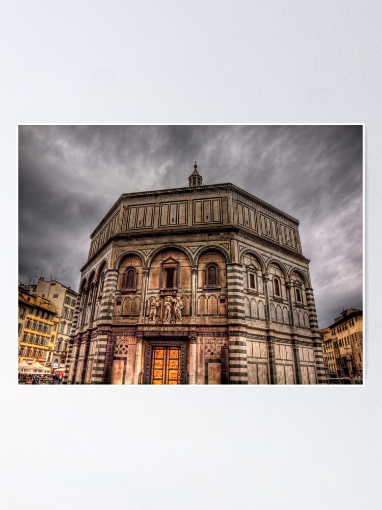 Alternate view of The Baptistery in Florence Cathedral Poster