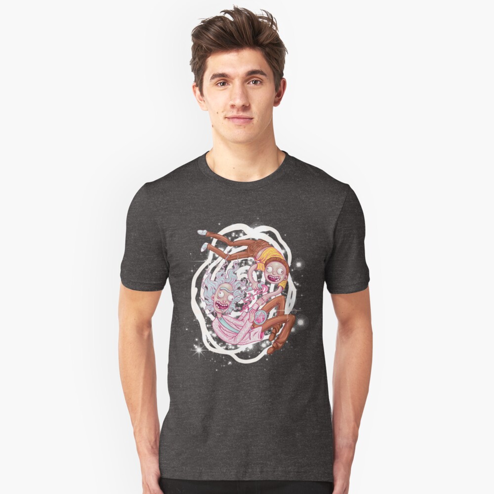 Rick and Morty - The Pastel Dimension Slim Fit T-Shirt