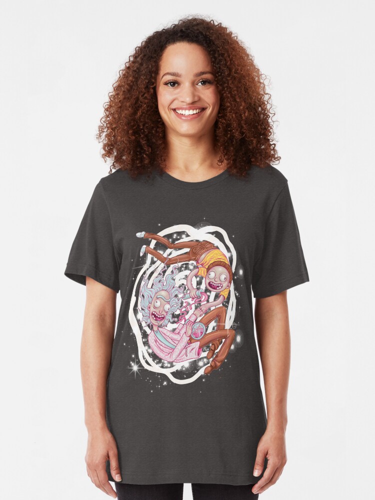 Alternate view of Rick and Morty - The Pastel Dimension Slim Fit T-Shirt