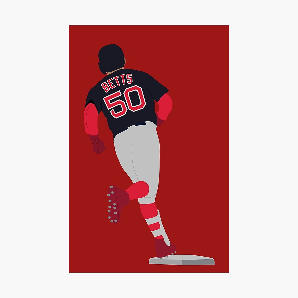Mookie Betts Poster for Sale by Draws Sports