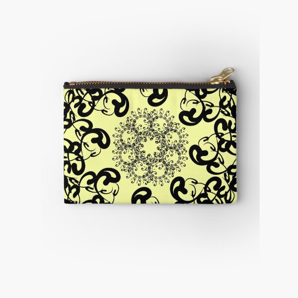 Item preview, black florid pattern. designed and sold by Grachyhamr.