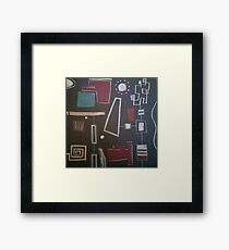 Retro patterns 1 Framed Print