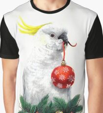 christmas Cockatoo Graphic T-Shirt