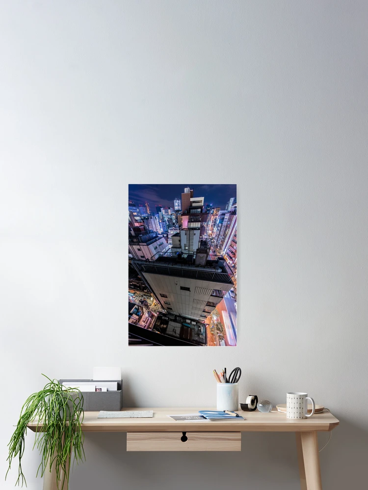 Thumbnail 2 of 3, Poster, Tokyo Rooftop View designed and sold by TokyoLens.