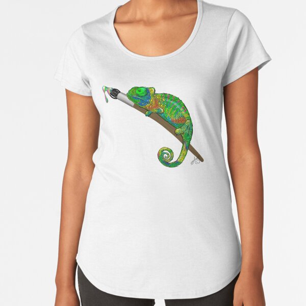 Chameleon artist Premium Scoop T-Shirt