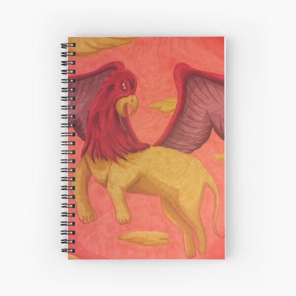 Griffin on the Wind Spiral Notebook