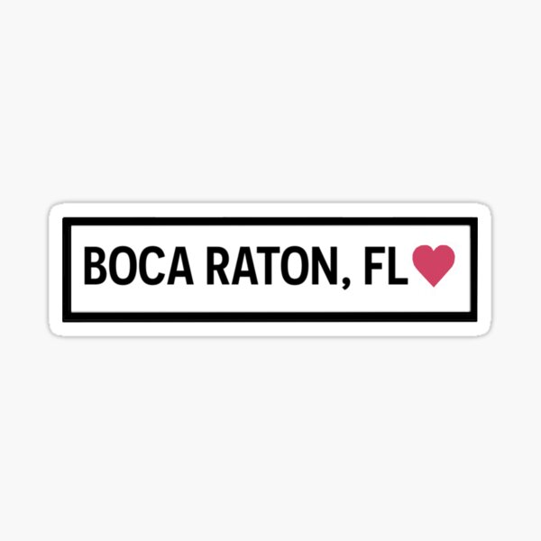 Vista previa del artículo con la obra «Boca raton, florida», diseñado y vendido por Lorena Valentina.