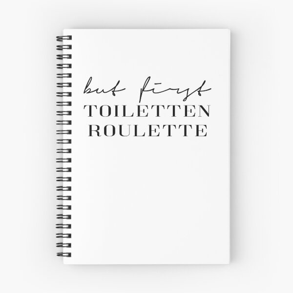 Item preview, But first toilet roulette designed and sold by PCollection.