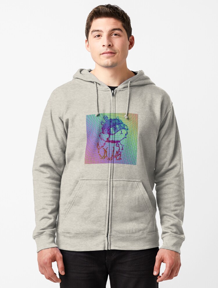 rick and morty zip hoodie