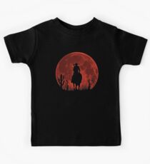 Red Dead Redemption 2-Roter Mond-Cowboy Kinder T-Shirt