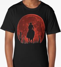 Red Dead Redemption 2-Red Moon-Cowboy Long T-Shirt