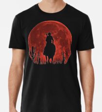 Red Dead Redemption 2-Red Moon-Cowboy Men's Premium T-Shirt