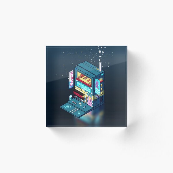 Cyberpunk Soymilk Acrylic Block