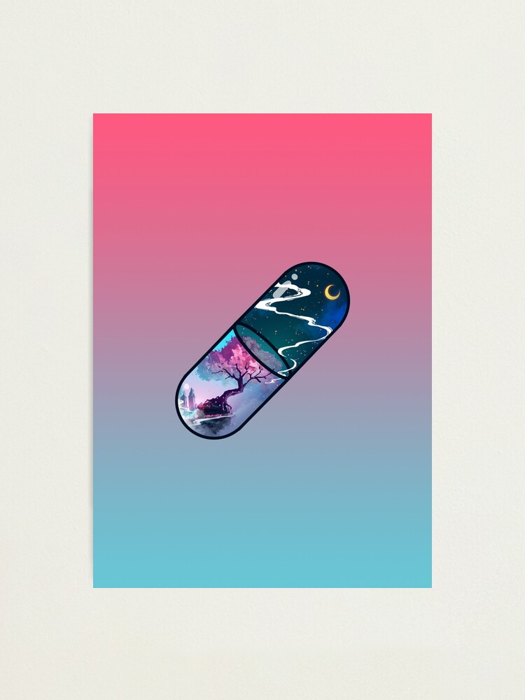 Alternate view of Sakura Pill Photographic Print