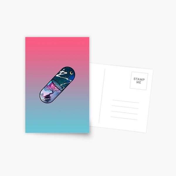 Sakura Pill Postcard