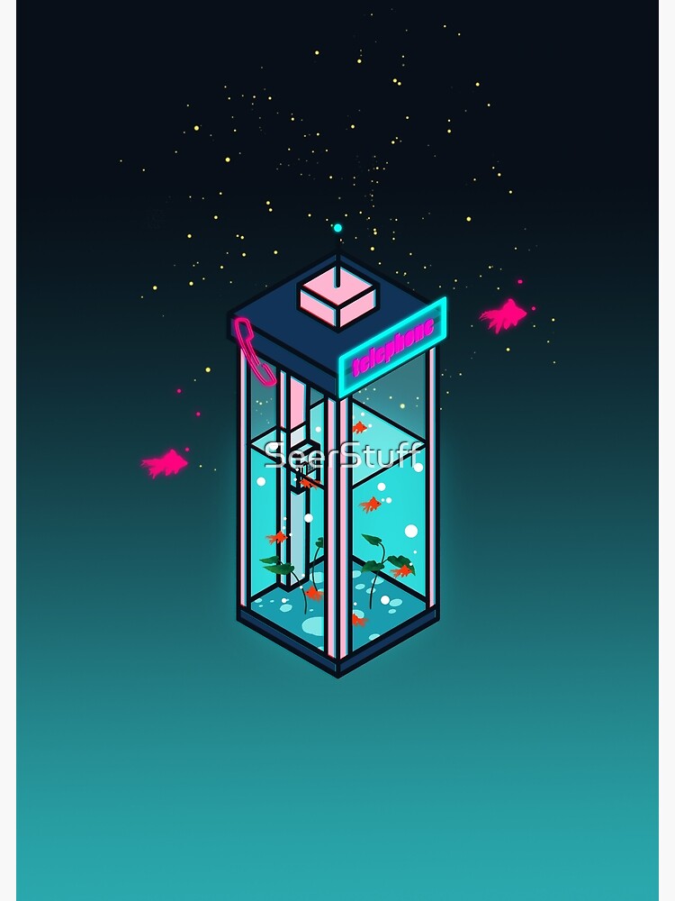 Vaporwave Phonebooth by SeerStuff