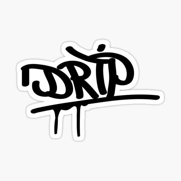 "Drip Graffiti" Sticker for Sale by SamuelMolina Redbubble