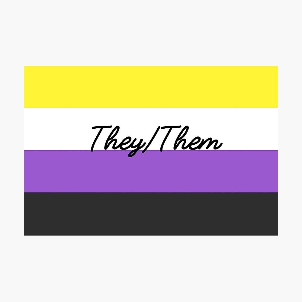 Non Binary Pride Flag Decal Non Binary Sticker Enby Pride, 43% OFF