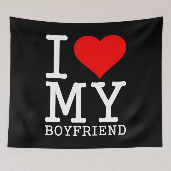 Item preview, i love my boyfriend designed and sold by TM Selvam.
