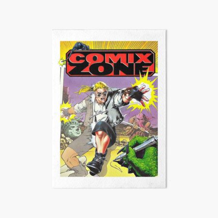 Comix Zone Art Board Print By Teratogen Redbubble