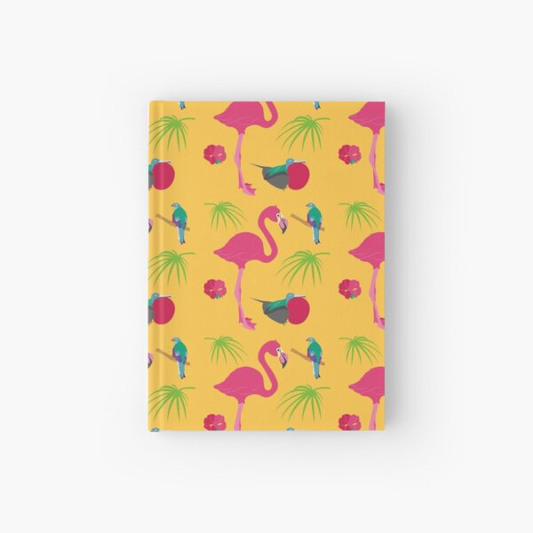 Muster orange Notizbuch
