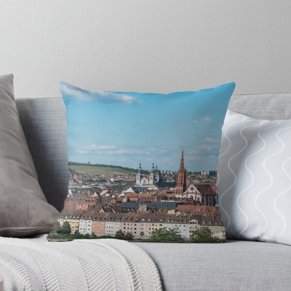 Item preview, Aerial view of the historic city of Wurzburg designed and sold by dvoevnore.