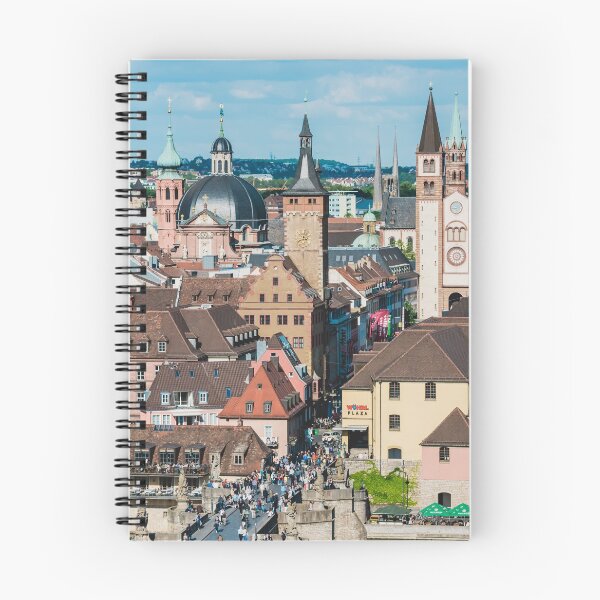 Item preview, Aerial view of the historic city of Wurzburg designed and sold by dvoevnore.