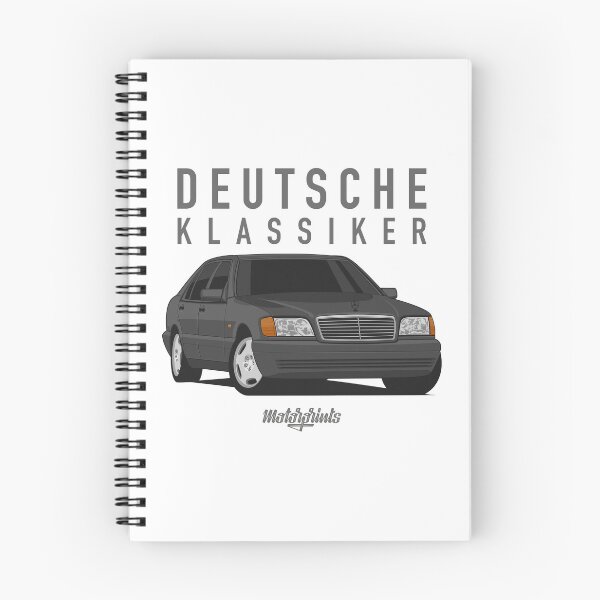 Item preview, Deutsche Klassiker W140 (black) designed and sold by Motorpr1nts.