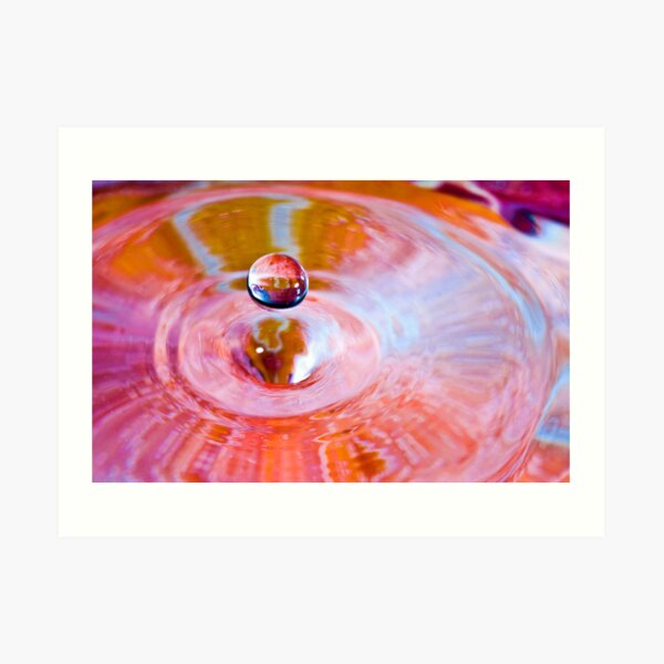 Drop in Space Art Print
