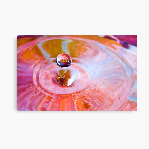 Drop in Space Metal Print