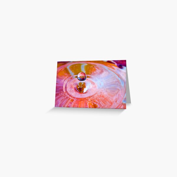 Drop in Space Greeting Card