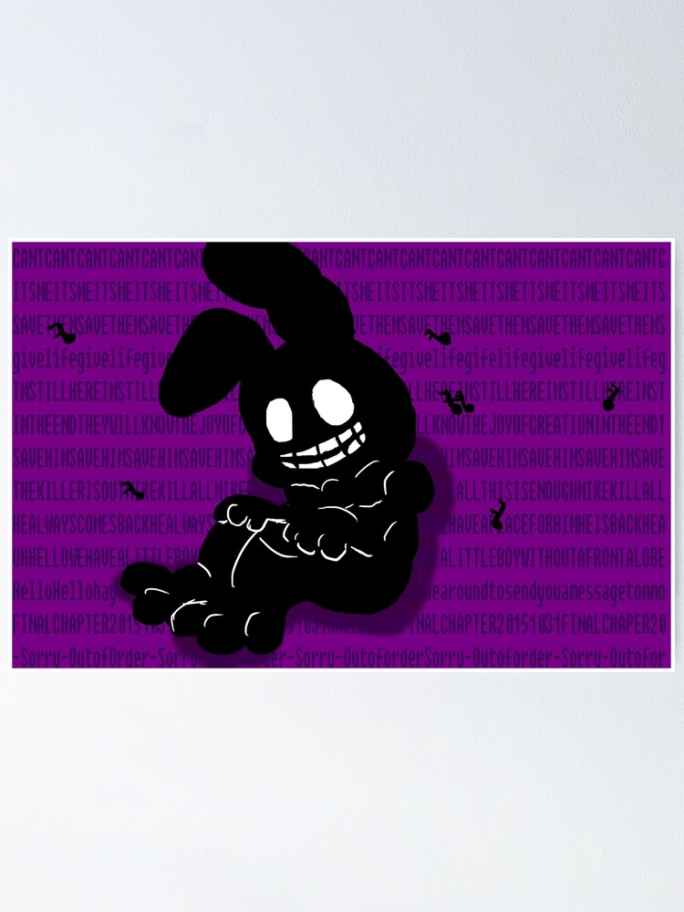 Shadow Freddy and Shadow Bonnie Poster Poster for Sale by Toy-Bonnie