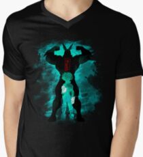 Camiseta para hombre de cuello en v Héroe