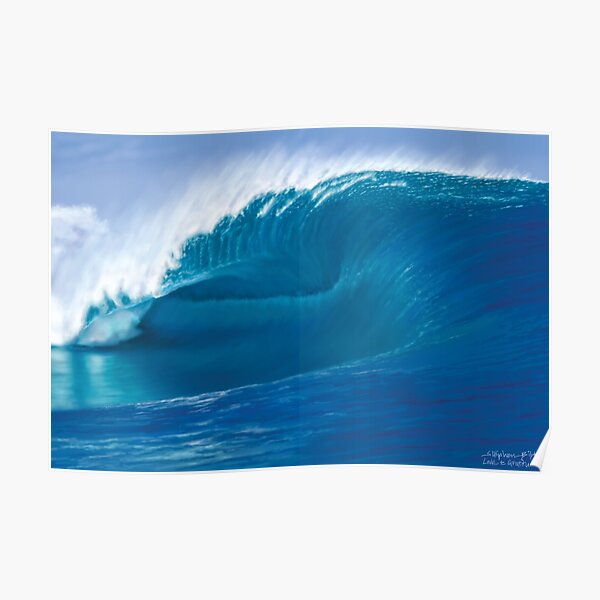 Teahupoo Poster
