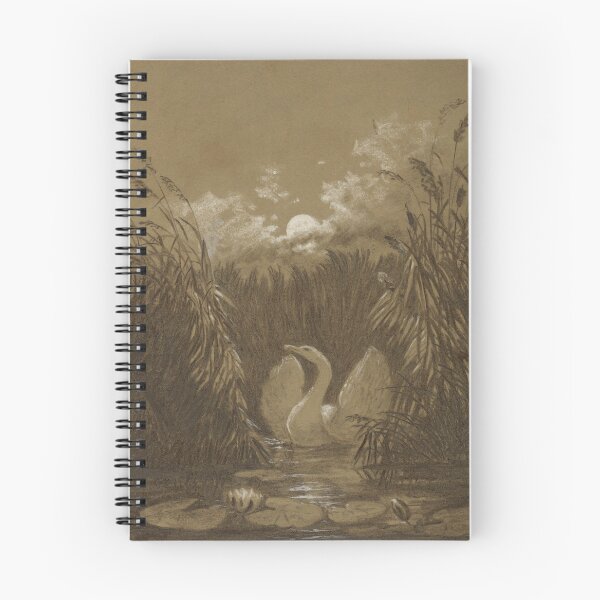 Item preview, A Swan Among the Reeds by Moonlight (Carus) designed and sold by ArtHistorical.