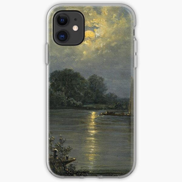 Caspar David Friedrich Greifswald In Moonlight Iphone Case Cover By Pdgraphics Redbubble