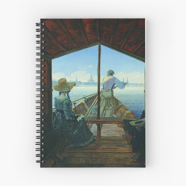 Item preview, Morning on the Elbe (Carus) designed and sold by ArtHistorical.