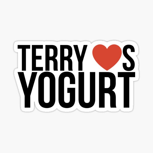 Item preview, Terry Loves Yogurt (Black) designed and sold by brenda-lee.