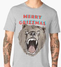 Merry Grizzmas Men's Premium T-Shirt