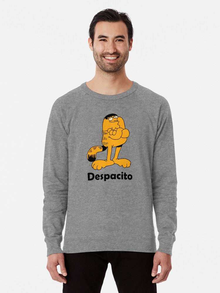 Despacito Garfield Lightweight Sweatshirt By Martindiel Redbubble