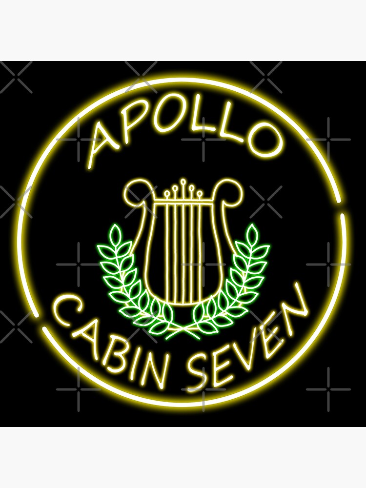 Disover Apollo Cabin Neon Premium Matte Vertical Poster