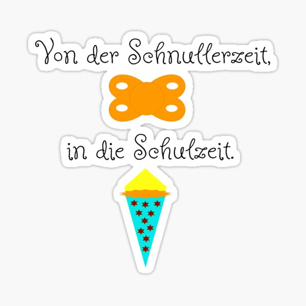Schnullerzeit, Schulzeit Sticker
