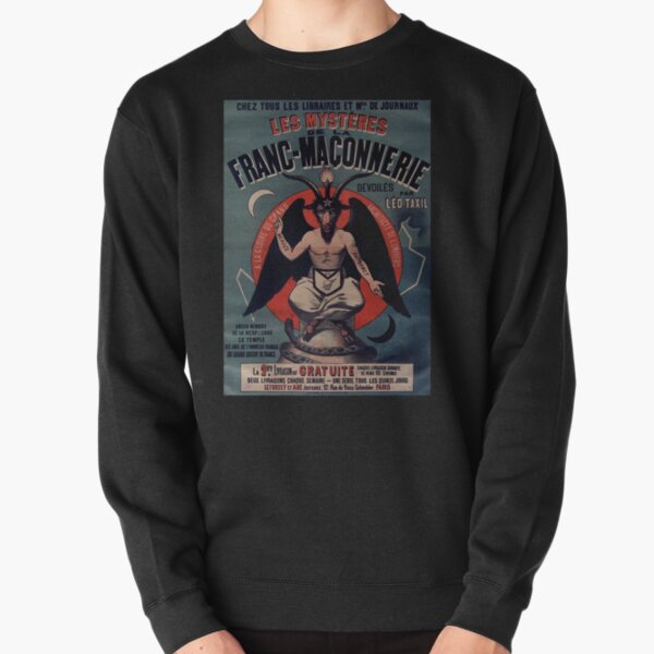 Vintage Baphomet Flyer Pullover Sweatshirt