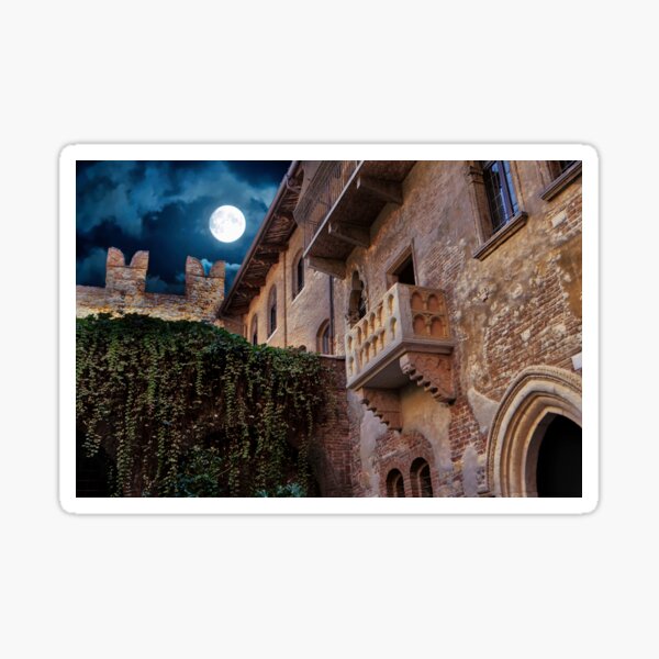 Juliet's balcony in Verona Sticker