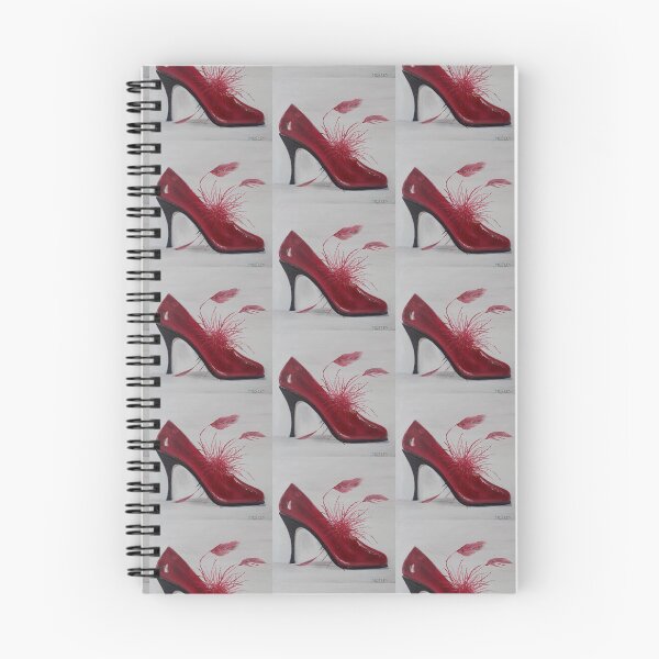 Item preview, Red Shoe with Feathers designed and sold by MaggieMosleyArt.