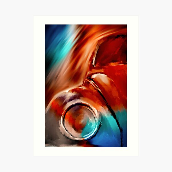 "Car Oil painting " Art Print for Sale by NoraMohammed Redbubble