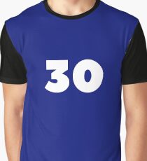 30 Thirty Years Old Lucky Number Birthday Gift Graphic T-Shirt